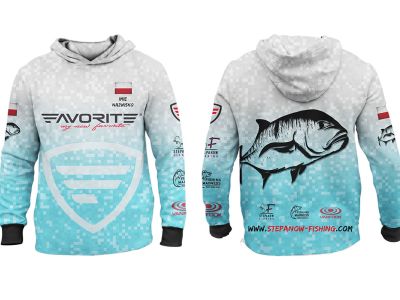 BLUZA ZAWODNICZA Z KAPTUREM STEPANOW FISHING - GT FISHING