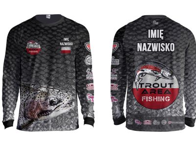 BLUZA ZAWODNICZA TROUT AREA FISHING GREY